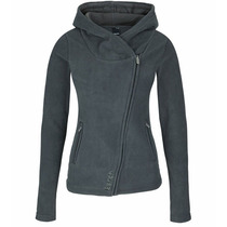 Spring and autumn leisure hooded ball antistatic breathable fleece sweater female cardigan Meicheng outdoor soft shell jacket female