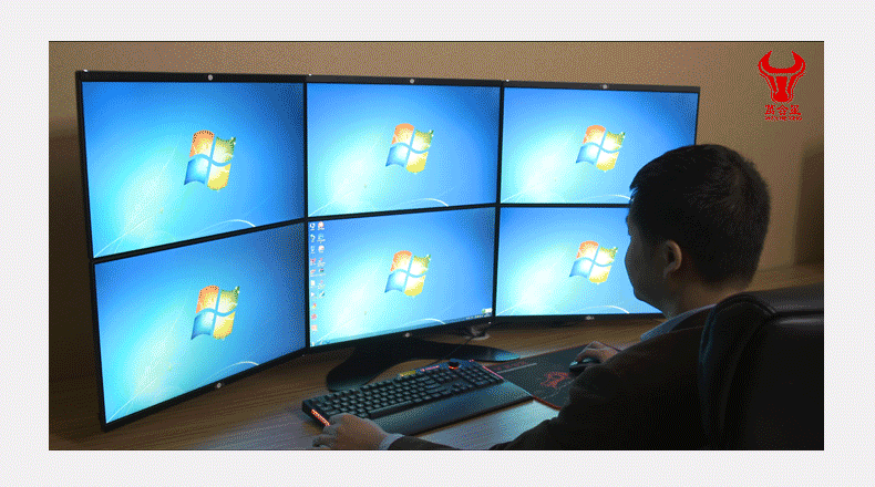 万合星6屏电脑 外汇mt4炒股票股指期货 一主机