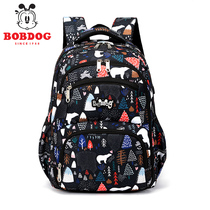 Babu bean elementary school bag 1-3-4-6th grade lightweight spine protection and load reduction 6-12 years old boys and girls backpack 5