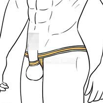 Pyrum drawstring underwear low waist mens hip adult underwear JJ underwear ring sex sexy thong pants