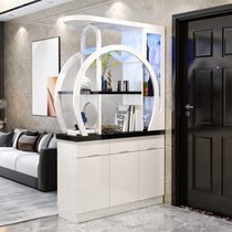 Living room partition cabinet double-sided wine cabinet entry shoe cabinet modern minimal shutdown cabinet decoration locker cabinet