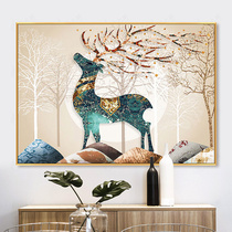 Clearance fortune deer Diamond painting bedroom 2020 new full diamond simple modern living room masonry cross stitch 2021