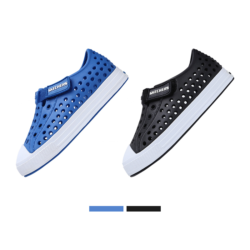 Skechers斯凯奇夏季男童小童凉鞋 宝宝沙滩洞洞鞋 91991N Skechers斯凯奇夏季男童小童凉鞋 宝宝沙滩洞洞鞋 91991N