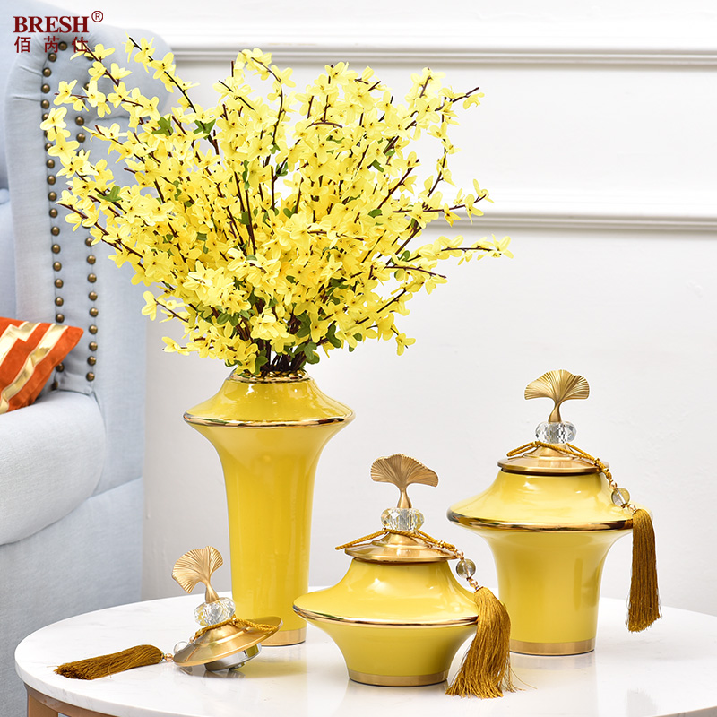 Ceramic light household act the role ofing is tasted much vase I sitting room tea table example room porch flower arrangement table furnishing articles