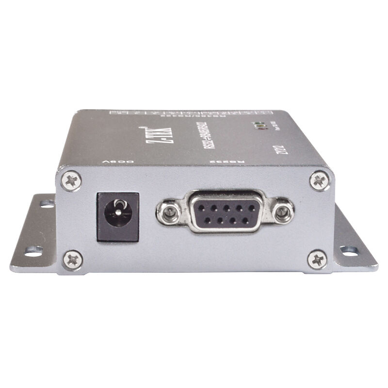 z-tek industrial active rs232 to rs485 / rs422 converter communication module with rj45 network port 422 / 485 to 232 serial port protection, lightning protection and surge protection zy212