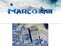 MARCO MARCO 7120-24 CB water soluble color pencil 24 color water soluble color lead paper box