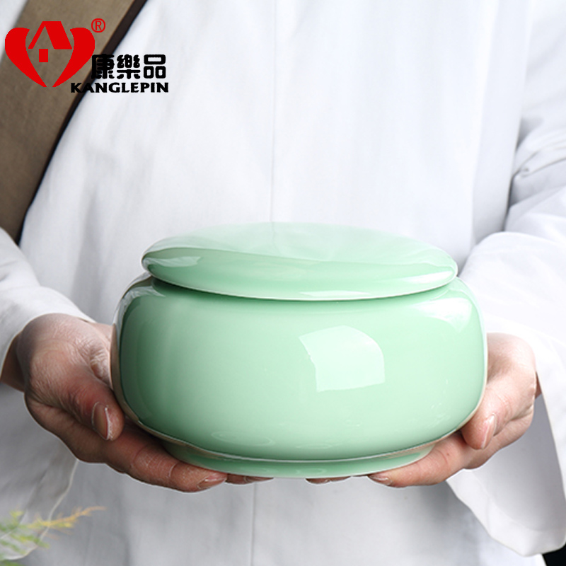 Recreational product packing seal pot, tea boxes in the storage tank celadon ceramic tea pot celadon tea accessories