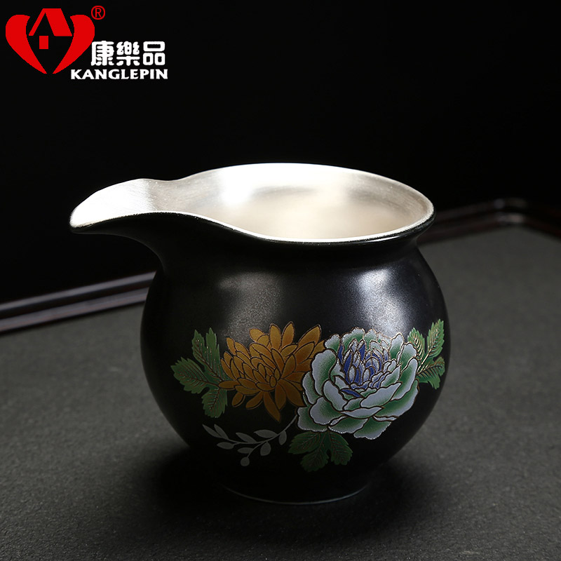 More recreational product tasted silver gilding silver crafts fair keller of tea sea 999 Japanese ceramic kung fu tea, home