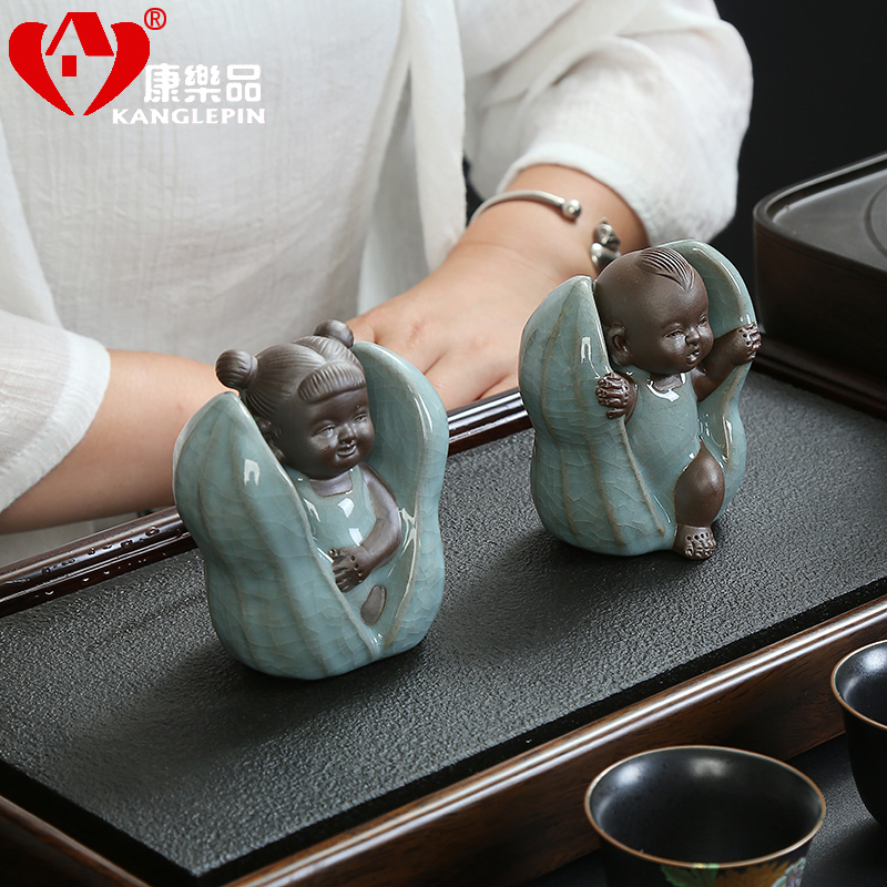 Recreation dehua ceramic peanut tea pet early birth of creative place adorn article can play kongfu tea set