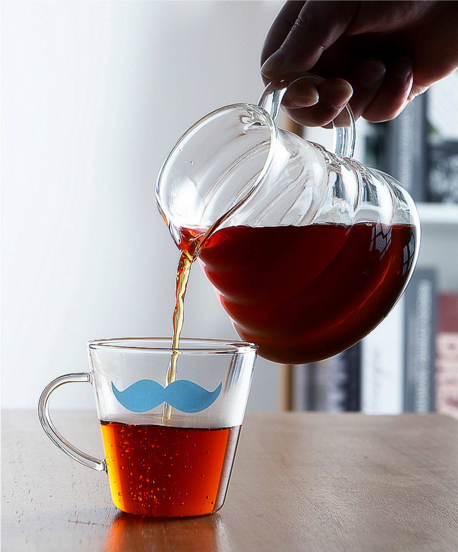 brob 家用手冲咖啡壶套装 云朵壶 玻璃分享壶 v60咖啡过滤杯 滴漏