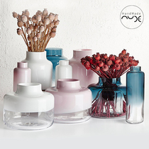 NUDE NUDE imported crystal glass European simple vase living room table ornaments rich bamboo vase