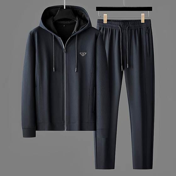 Spring and Autumn Silky Anti-Wrinkle Four-Side Stretch Sweater Two-Piece Cardigan Hooded Casual Sportswear Set Men
Spring and Autumn Silky Anti-Wrinkle Four-Side Stretch Sweater Two-Piece Cardigan Hooded Casual Sportswear Set Men