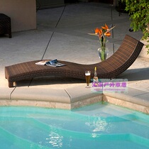 Outdoor Furnishings Rattan Furniture Fields Garden Casual Beach Chairs Outdoor Sofa Bed Loung Beds Haughwa Type Noble Princess Chair Rattan Chair