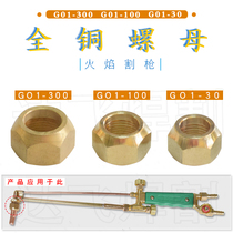 G01-30 100 300 type all copper cutting nozzle nut screw cutting nail nut cutting torch gun head accessories
