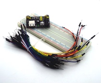 Breadboard Black Power Module 830 Hole Premium Big Bread Board 65 Colorful Bread Line Set