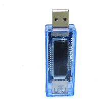 USB current voltmeter tester USB capacity tester double meter liquid crystal display