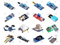16 kinds of sensors for raspberry 2 generation B type raspberry pi3 ultrasonic photoresistor sound