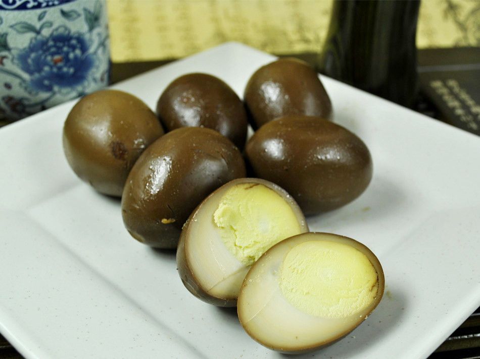 购4盒老大房熟食包邮顺丰 熏蛋250g/6个气调盒装酱特产蛋卤蛋制品