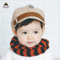 Baby hat spring cotton cap Korean version of the spring and autumn childrens baseball cap Mens and womens baby hat handsome