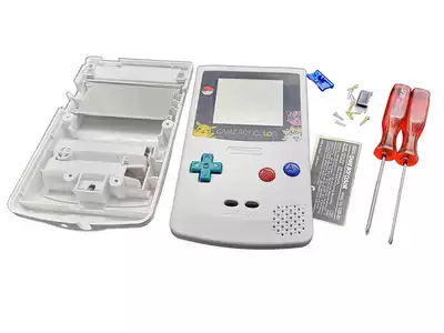 GBC game machine case new GBC game machine case GBC Case White case with color buttons