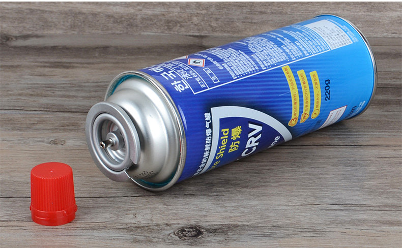 包邮脉鲜户外长气罐防爆卡式炉酒店火锅气罐瓶蓝色长罐安全防爆