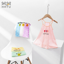 HHTU girls camisole wear summer sleeveless 2021 summer baby girl camisole thin camisole skirt