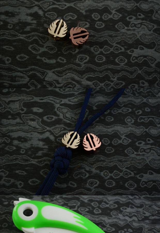 刀坠黄铜吊坠紫铜 edc工具 手机绳坠 刀坠子定做 st刀坠绳吊坠_双氙