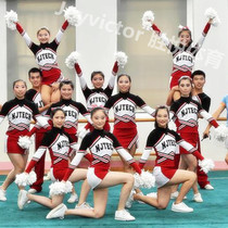 Professional custom cheerleading performance suit womens suit spot finished flower ball Lara exercise fitness exercise suit student 0529