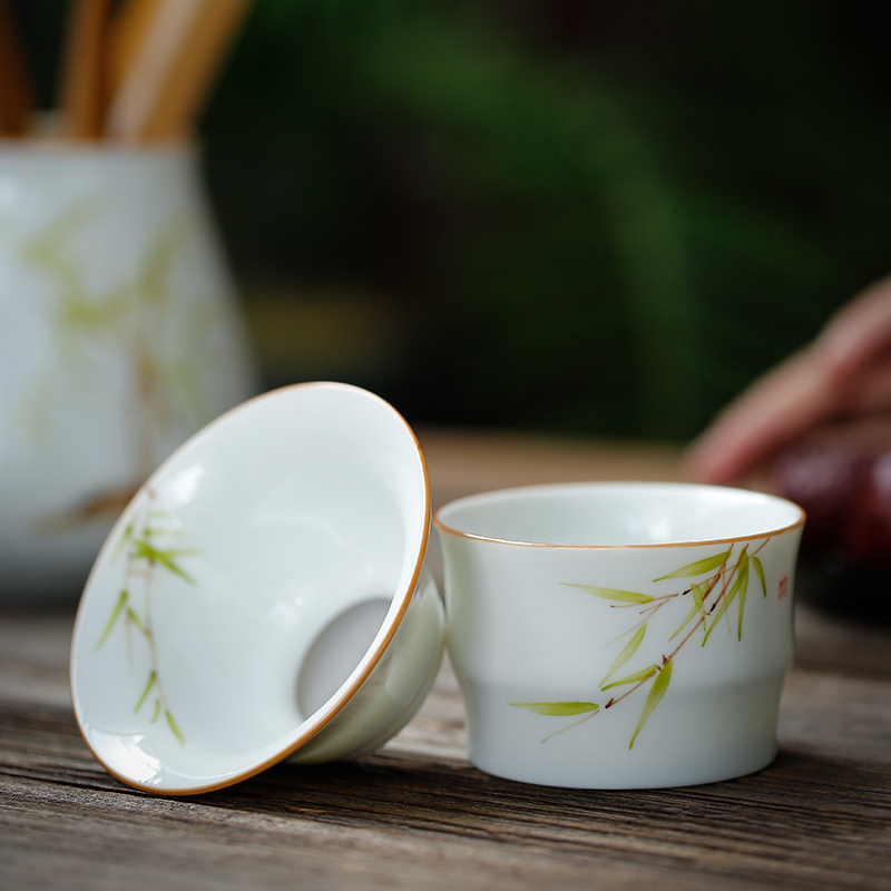 Su hand - made ceramic) frame filter kung fu tea tea tea accessories filter tea net