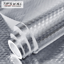 Wallpaper self-adhesive kitchen anti-oil stickers Waterproof moisture-proof wall stickers Cabinet decoration stove countertop tin foil high temperature wallpaper