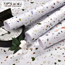 Wallpaper self-adhesive warm bedroom wall decoration stickers Waterproof moisture-proof scrubbable background wall paper net red wall stickers