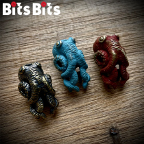 Pure copper octopus Krusu knife pendant edc car keychain personality creative tide brand mens diy umbrella rope military pendant