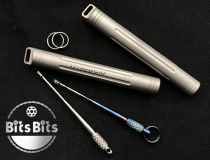 Limited-time discount Pure titanium waterproof warehouse Portable waterproof toothpick tube Salt tank Drug box Keychain pendant Pendant equipment