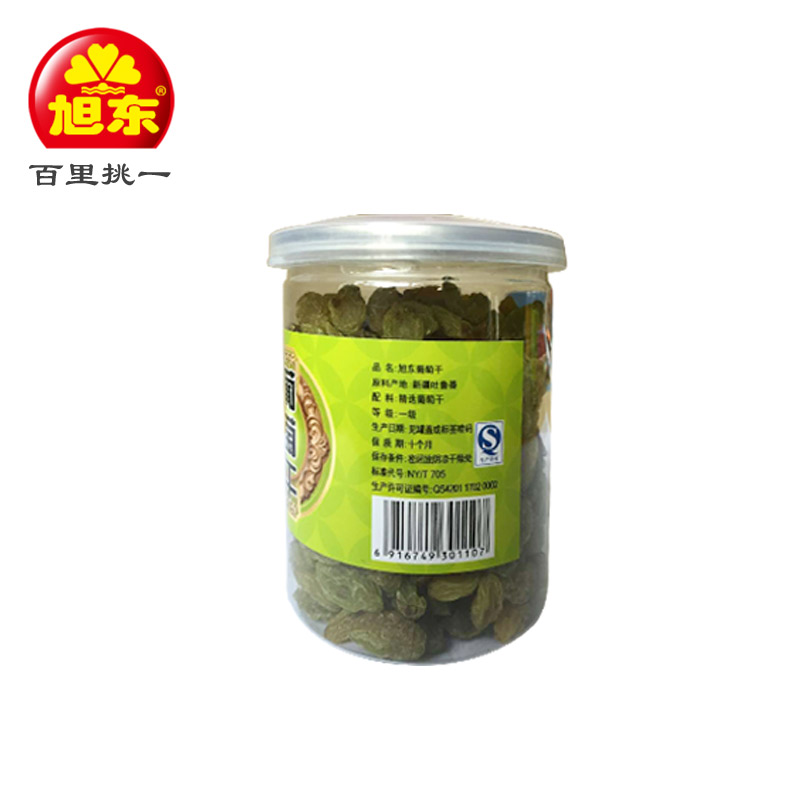 旭东罐装葡萄干158g休闲零食新疆特产吐鲁番原色葡萄干大产品展示图5