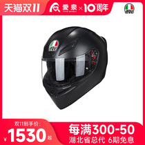 agv full helmet official k1 k5 sub black motorcycle head grey helmet men motorcycle women four seasons anti fog racing car running helmet