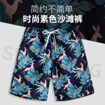 Mens beach pants swimming trunks wu fen ku loose quick-drying sunscreen water surfing beach spa swimming sets of equipment