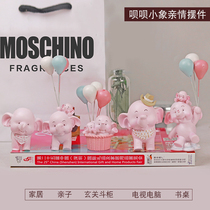 Chant chant elephant girl heart Creative gift Desktop ornament Bedside bedroom ornament Girl Valentines Day Birthday gift