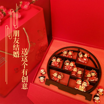 Send bride friends girlfriends custom wedding letter wedding gift high-grade handmade gift box creative wedding decoration ornaments