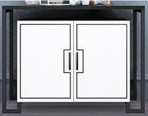 Handle modern minimalist wardrobe black extended cabinet door cabinet handle aluminum door Vivo trade 』