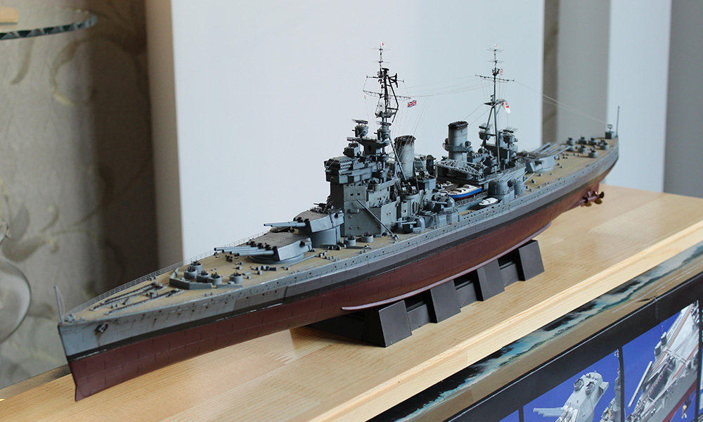 小号手军舰模型1350英国二战海军乔治五世号战列舰80605军事战舰