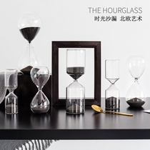 Nordic style decoration time hourglass timer small ornaments art office creative decoration birthday gift