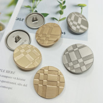 Metal Buttons Flat High-end Round Button Coat Trench Cardigan Suit Decoration Heterosexual Womens Buttons