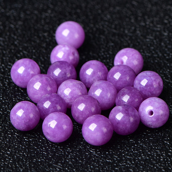 Body Lavender Purple Chalcedony 산란 구슬 DIY Crystal Accessories 액세서리 비드 단일 구슬 라운드 비드 무료 배송 Body Lavender Purple Chalcedony 산란 구슬 DIY Crystal Accessories 액세서리 비드 단일 구슬 라운드 비드 무료 배송