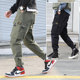 Workwear pants male ins tide brand loose feet loose casual trousers spring and autumn Korean version of the trend of wild winter leggings Workwear pants male ins tide brand loose feet loose casual trousers spring and autumn Korean version of the trend of wild winter leggings