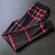 Plaid pants men's suit sports pants loose casual trousers spring pants men's Korean version of the trend of wild beam pants Plaid pants men's suit sports pants loose casual trousers spring pants men's Korean version of the trend of wild beam pants