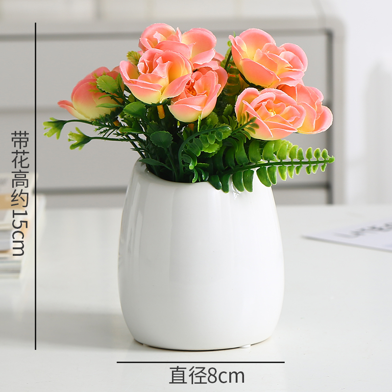 I and contracted land sitting room creative flower arranging furnishing articles home decoration ceramic dry flower vase floral arrangements