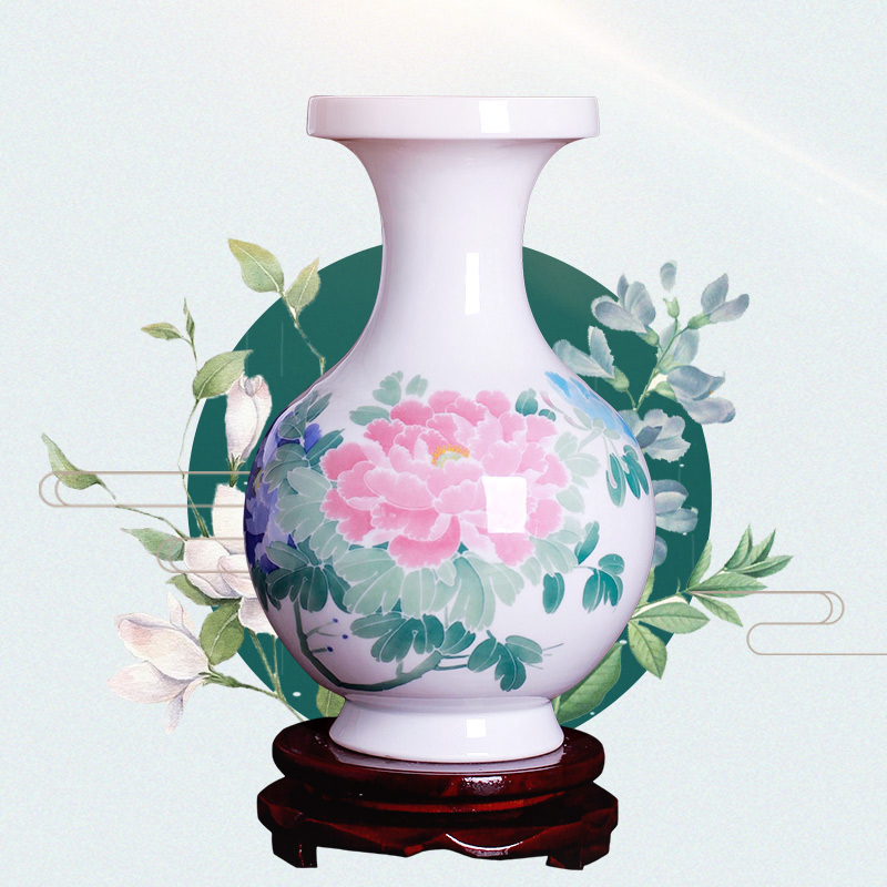 Jingdezhen ceramics vases, I and contracted creative furnishing articles home sitting room flower arrangement craft adornment ornament