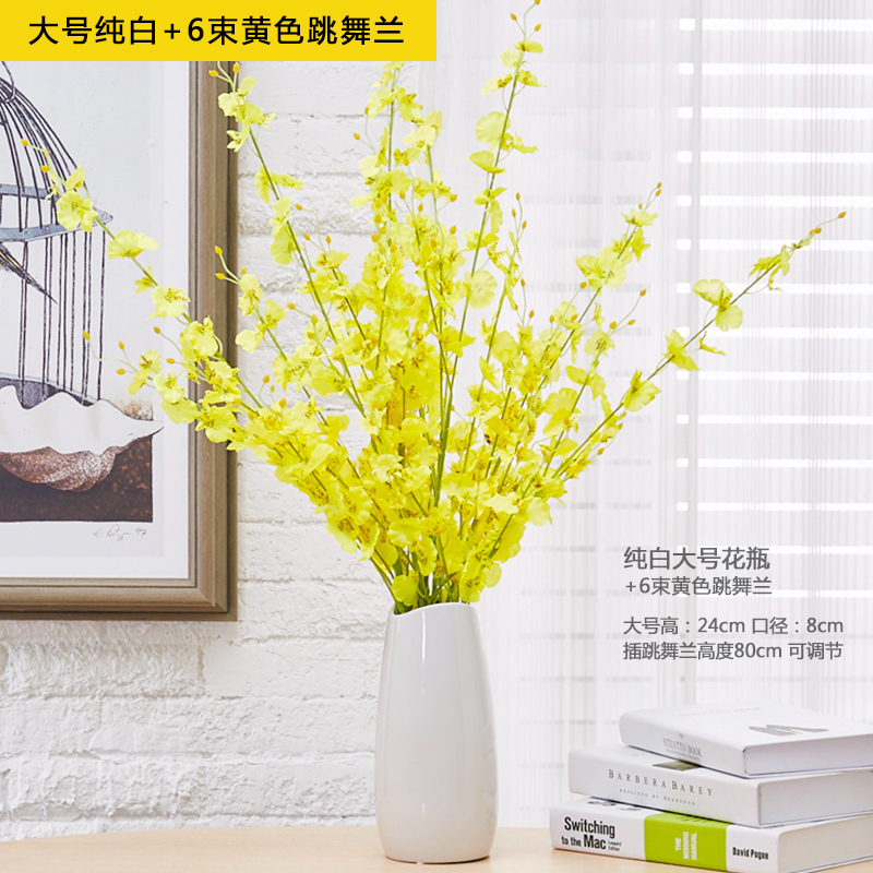 I and contracted land sitting room creative fashion furnishing articles home decoration ceramic dry flower, flower vases, flower art