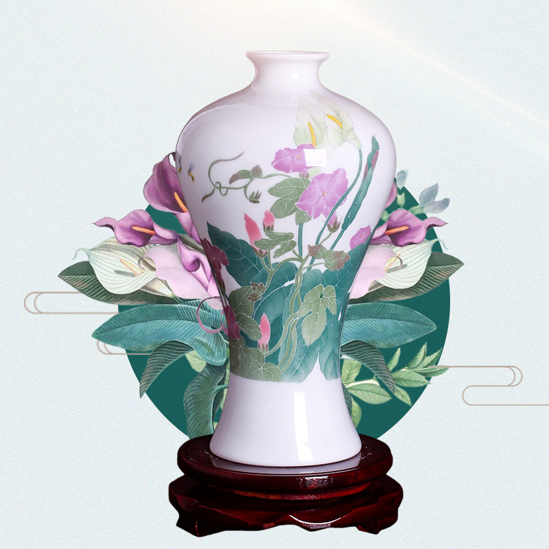 Jingdezhen ceramics vases, I and contracted creative furnishing articles home sitting room flower arrangement craft adornment ornament