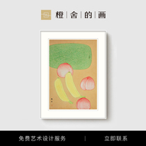 Ho Fujun Fengyu picture 16 Bedroom rooms painted paintings in restaurant restaurant fruit and vegetable series decoration paintings